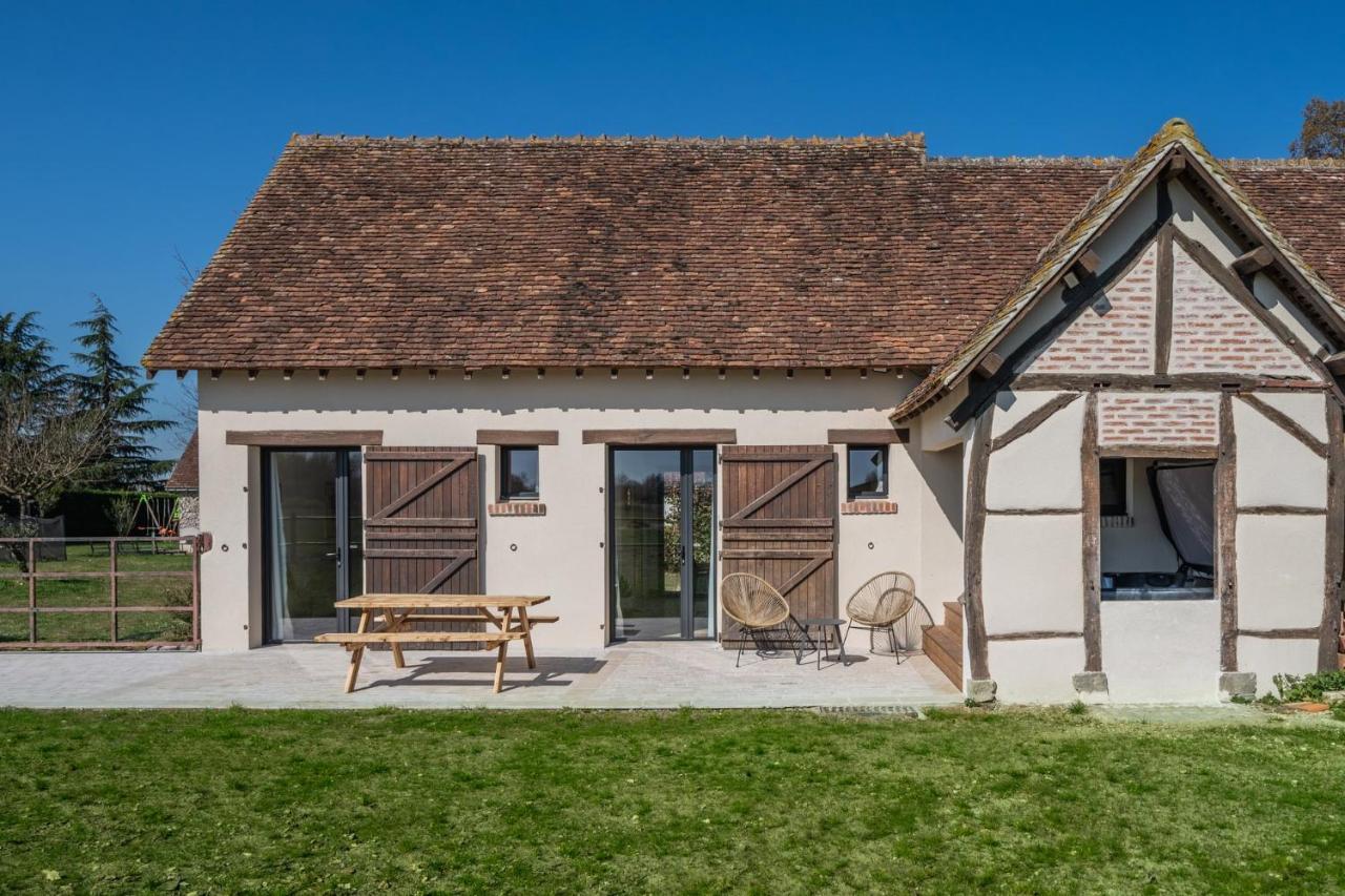 La Grange De Leonie, Chambres D'Hotes Avec Piscine Et Spa Méry-sur-Cher Exteriér fotografie